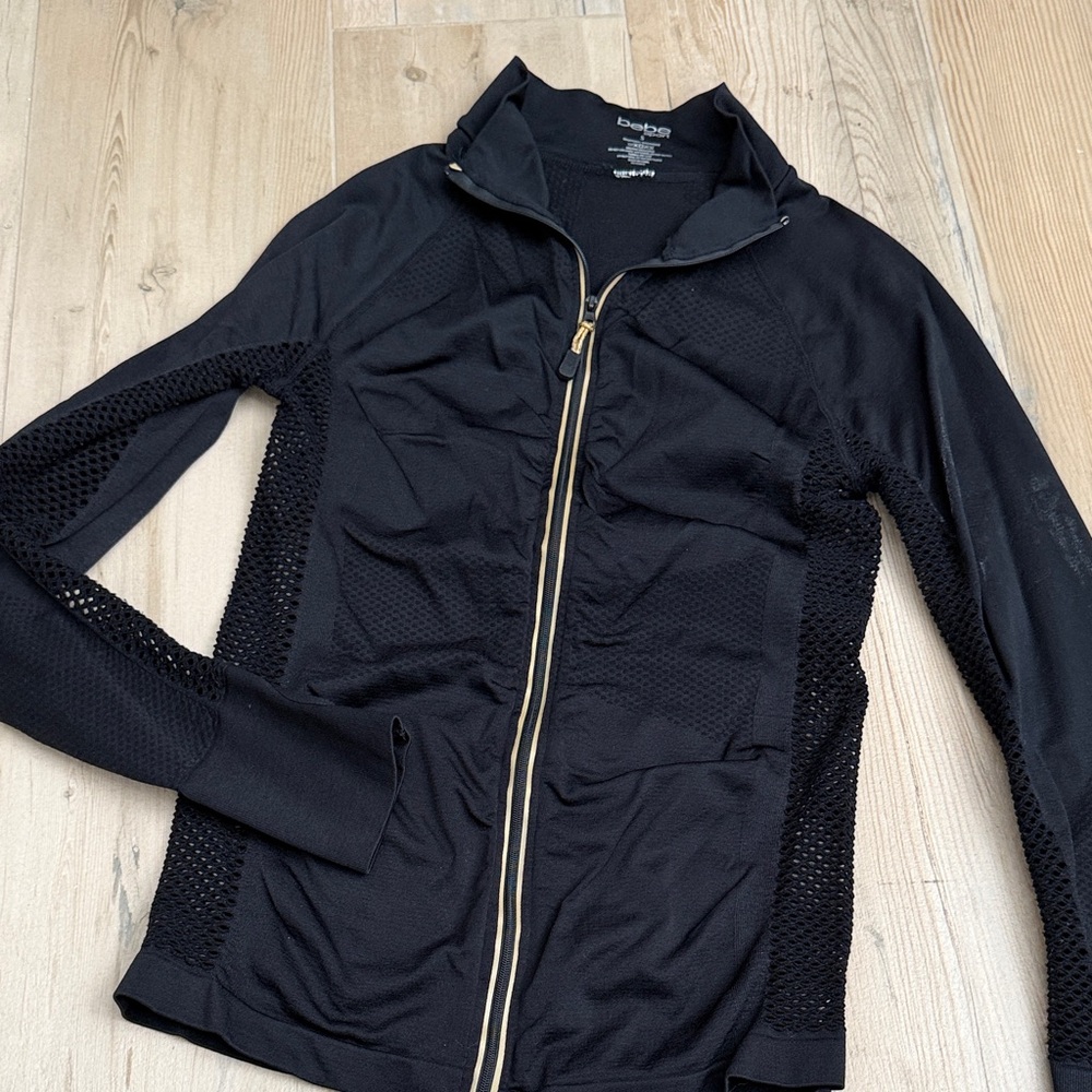 BEBE Athletic Black Women's Jacket Small